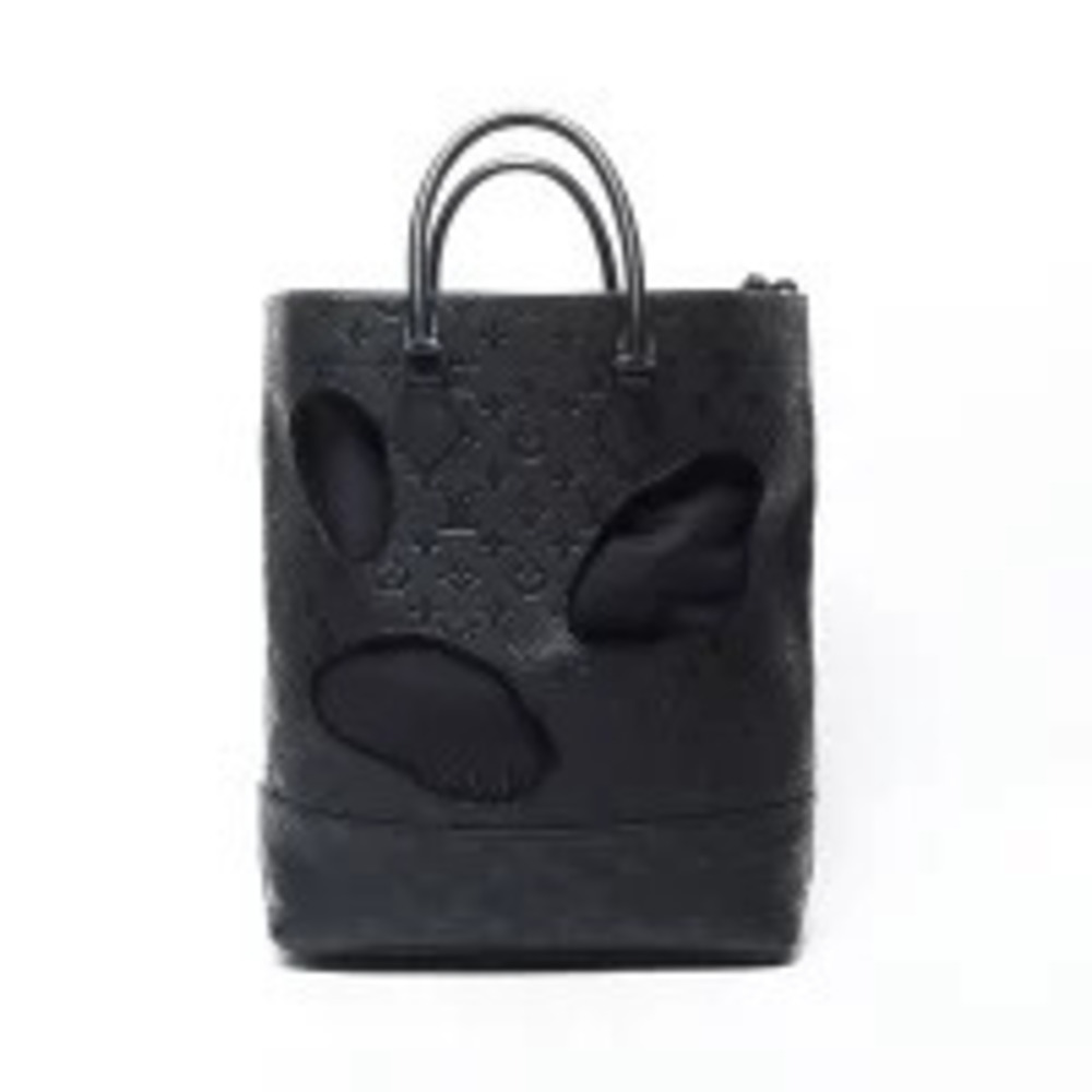Louis Vuitton Monogram Bag Tote des Rei Garons Kawakubo Halls Black Comme